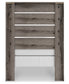 Graystorm Twin Panel Bed with Mirrored Dresser, Chest and Nightstand
