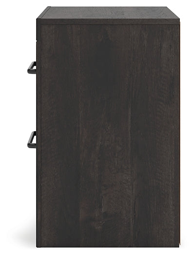 Hollivern Full Panel Bed with Storage with Mirrored Dresser and Nightstand