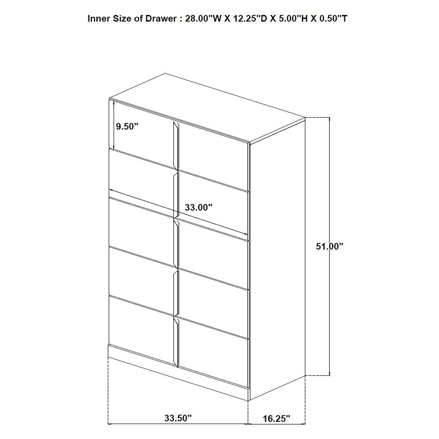 Ines 5-piece Eastern King Bedroom Set Grey and White High Gloss - Discount Furniture Connection