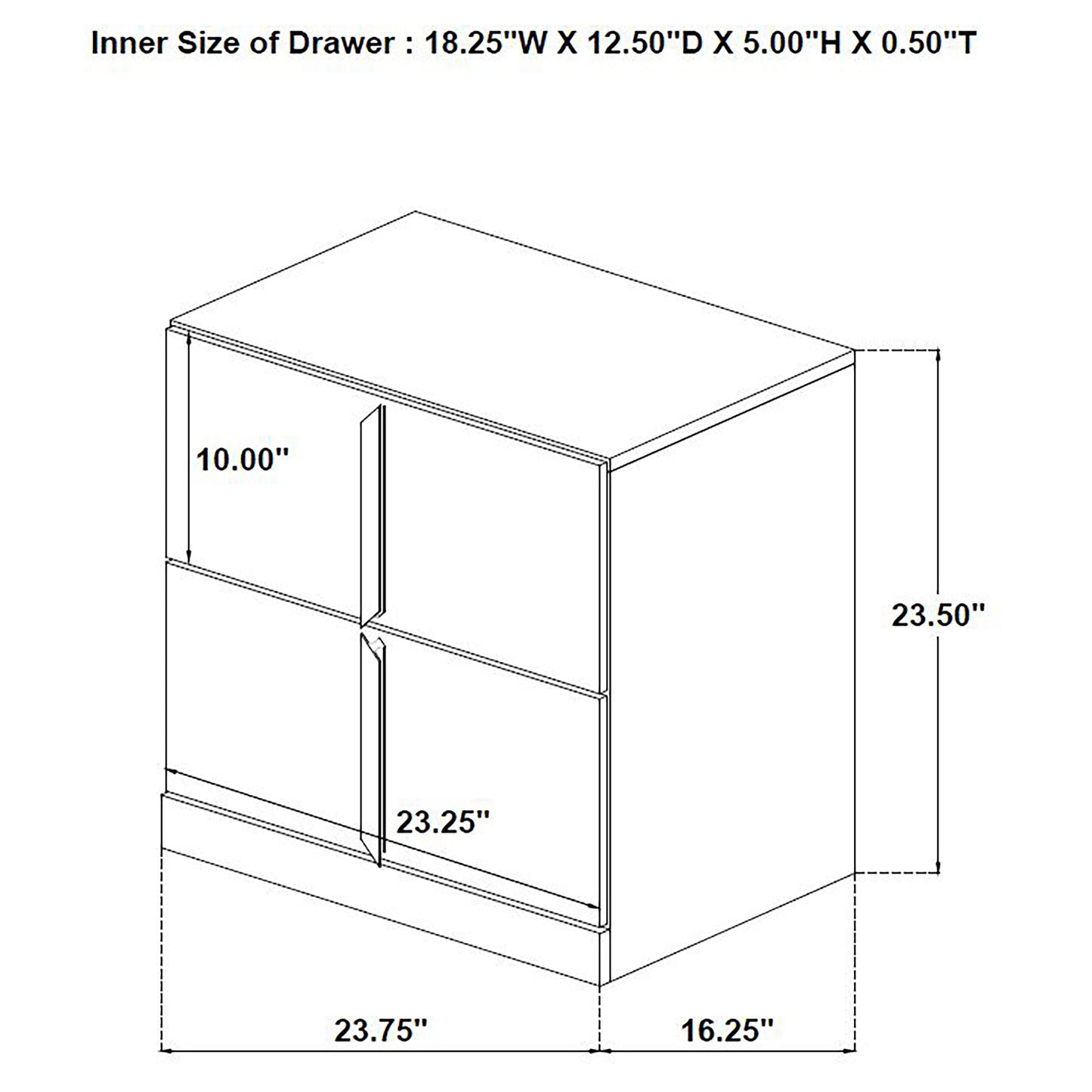 Ines 4-piece Queen Bedroom Set Grey and White High Gloss - Discount Furniture Connection