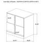 Ines 5-piece Eastern King Bedroom Set Navy and White High Gloss