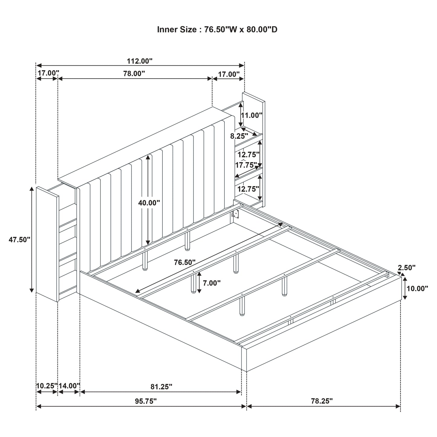 Arielle 4-piece Eastern King Bedroom Set Light Oak - Discount Furniture Connection