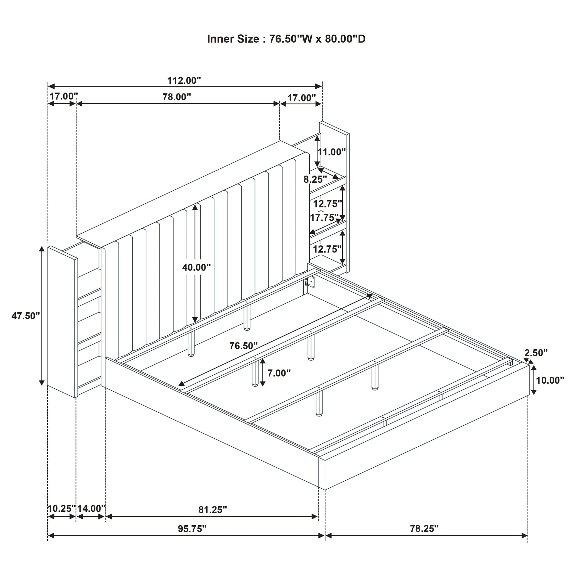 Arielle 4-piece Eastern King Bedroom Set Light Oak - Discount Furniture Connection