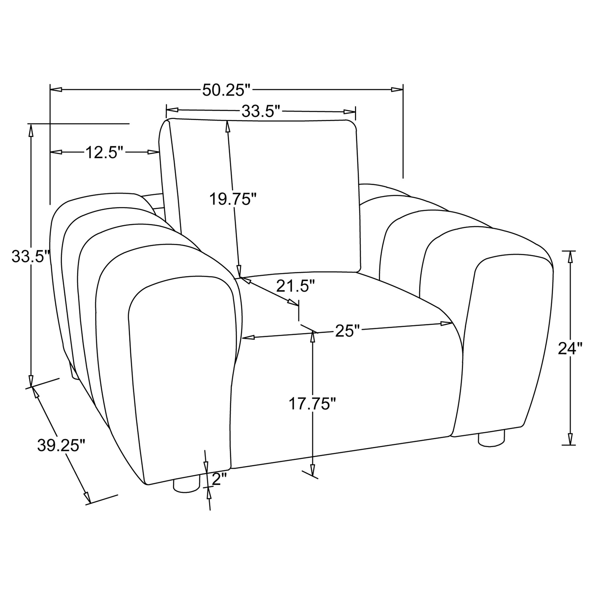 Burnett 4-piece Chenille Upholstered Sofa Set Ivory - Discount Furniture Connection