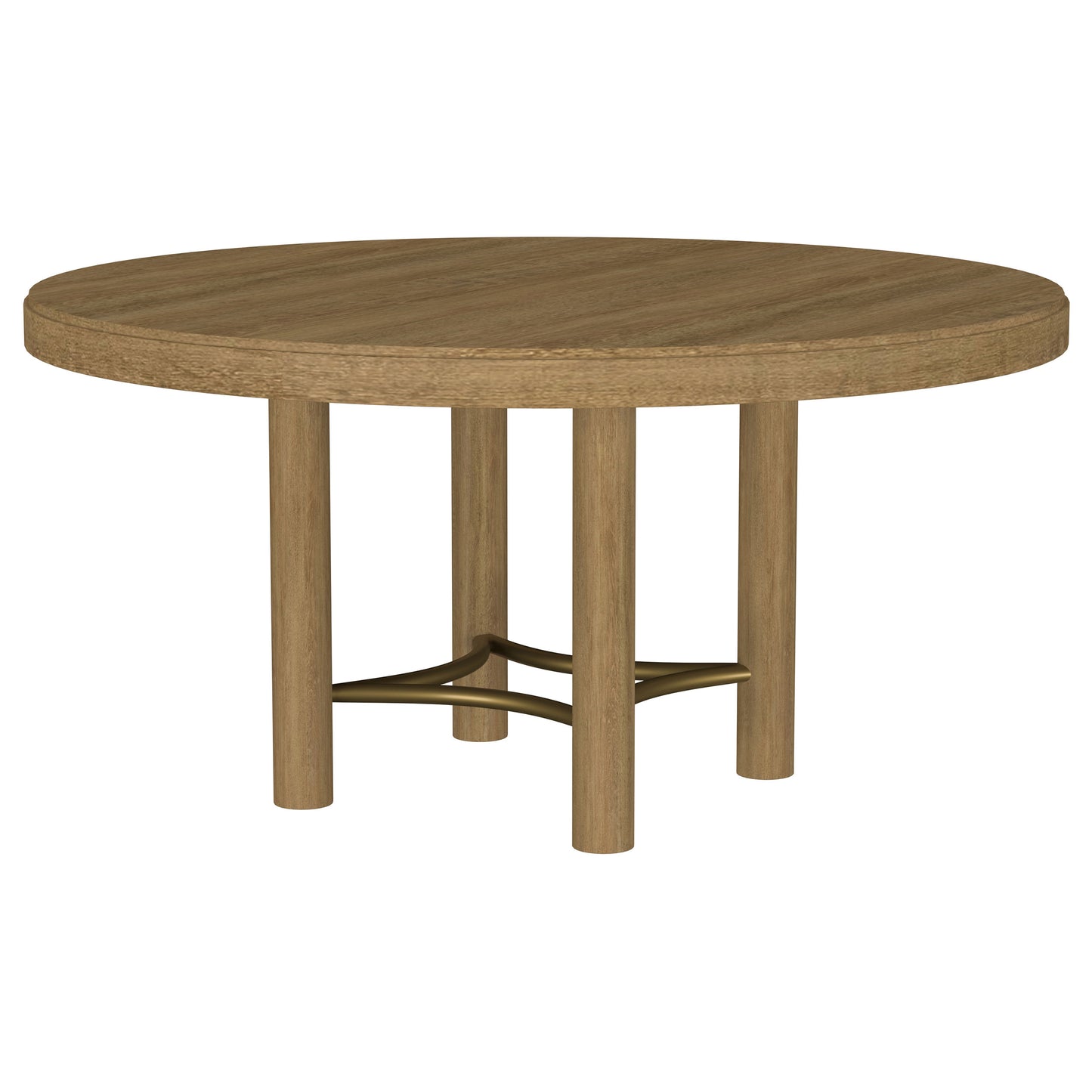 Arini 7-piece Round Dining Room Table Set Sand Wash - Discount Furniture Connection