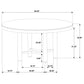 Arini 7-piece Round Dining Room Table Set Sand Wash - Discount Furniture Connection