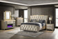 Lorient 5-drawer LED Chest of Drawers Ivory and Camel