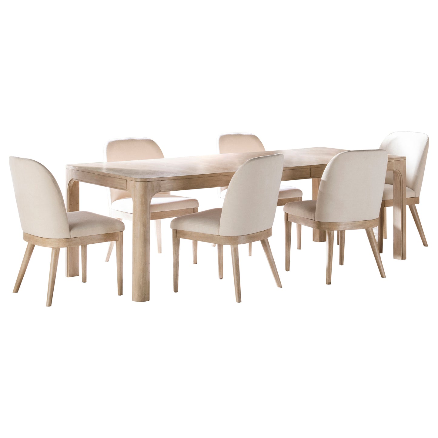 Solano 7-piece Extension Table Dining Set Weathered Mango - Discount Furniture Connection