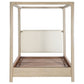 Solano 85-inch Eastern King Canopy Bed Weathered Mango - Discount Furniture Connection