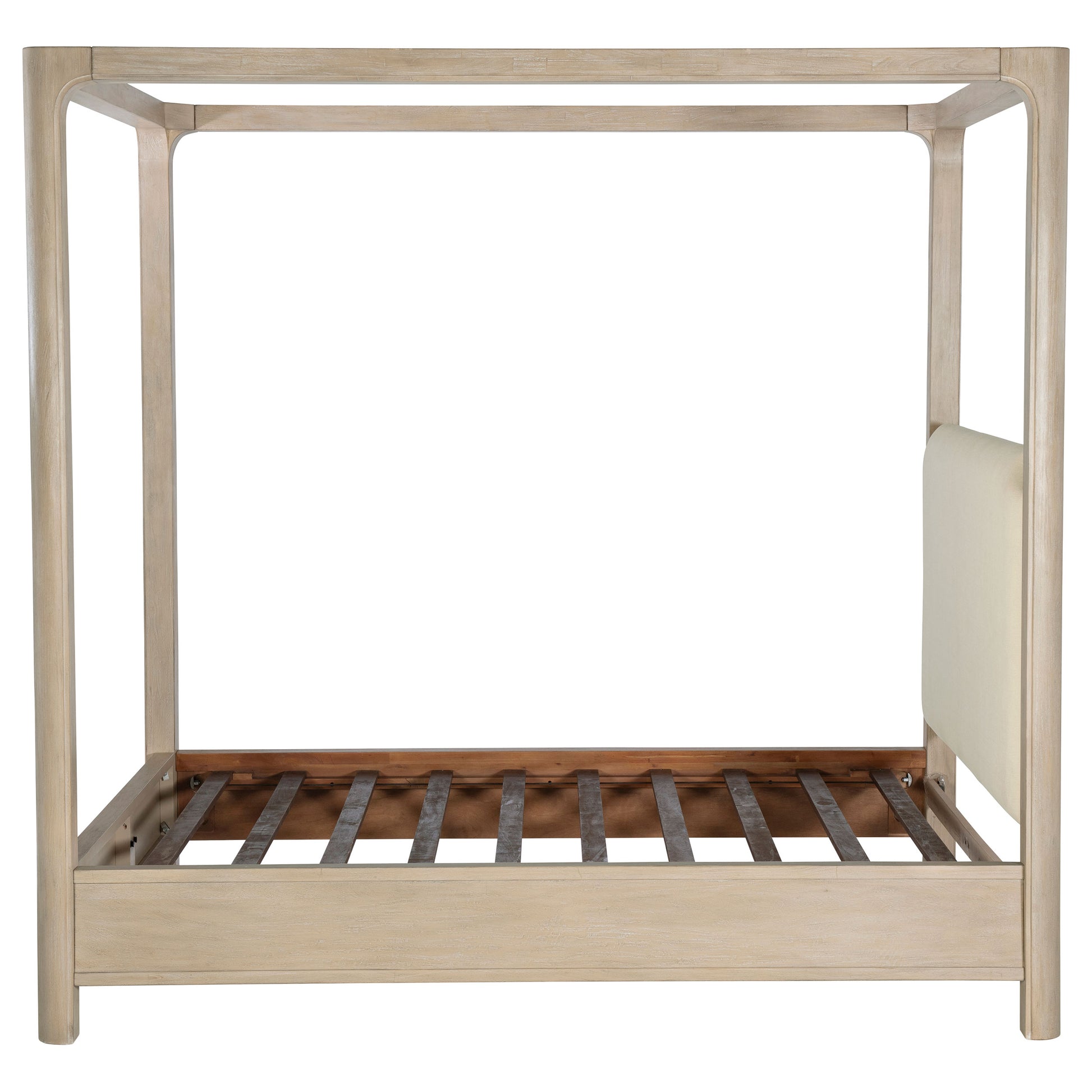 Solano 85-inch Eastern King Canopy Bed Weathered Mango - Discount Furniture Connection