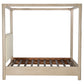Solano 85-inch Eastern King Canopy Bed Weathered Mango - Discount Furniture Connection