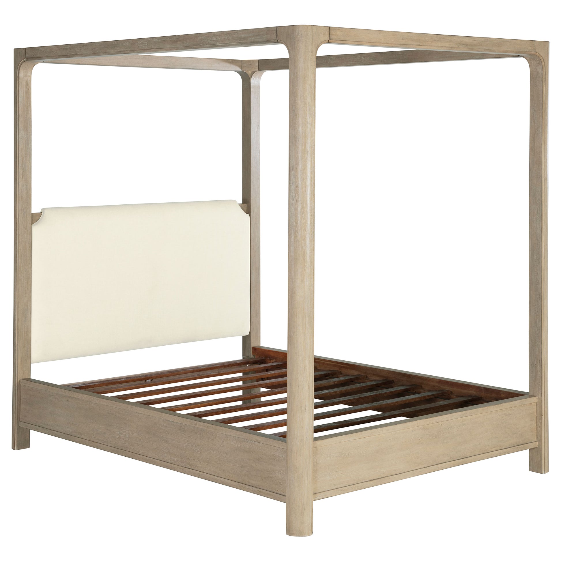 Solano 85-inch Queen Canopy Bed Weathered Mango - Discount Furniture Connection