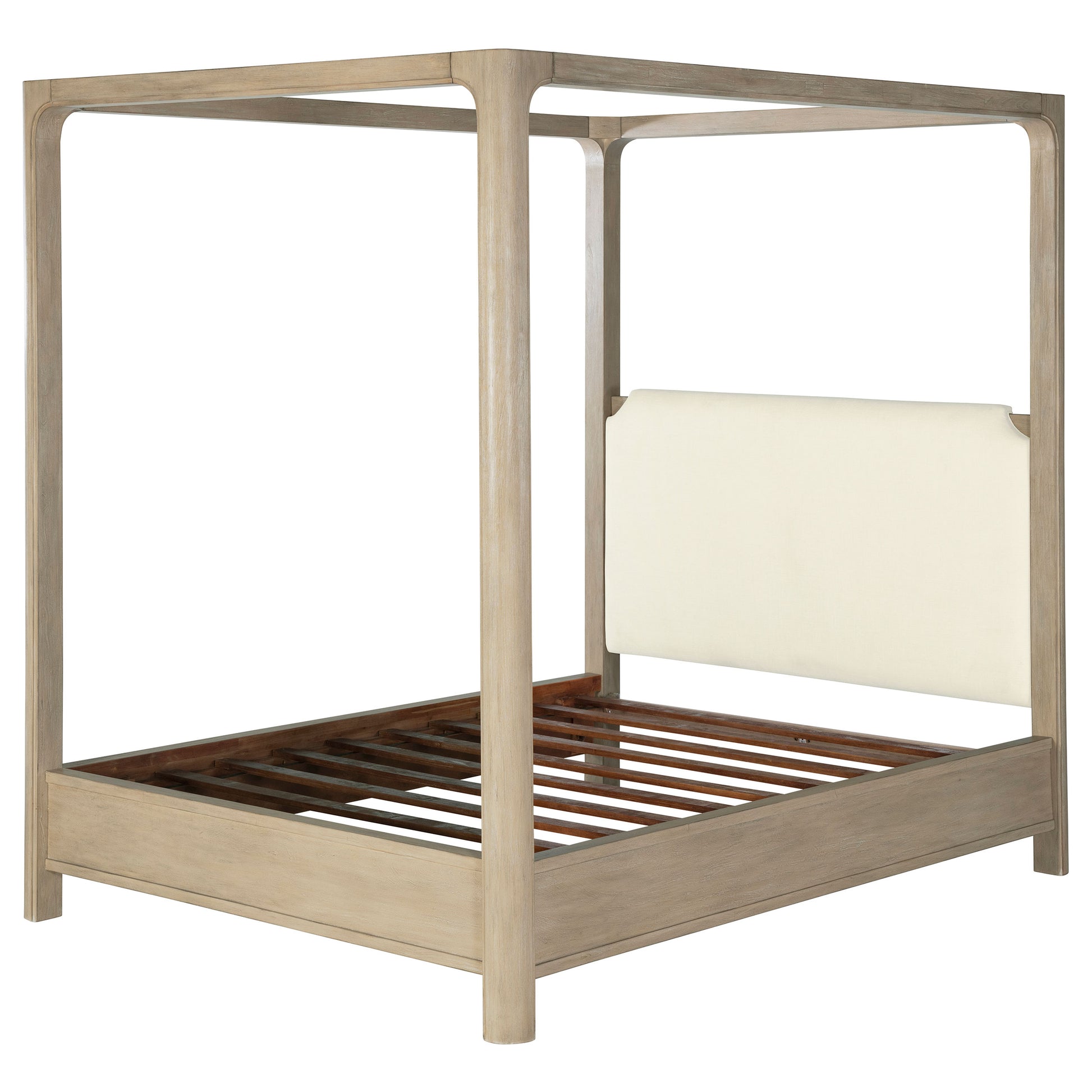 Solano 85-inch Queen Canopy Bed Weathered Mango - Discount Furniture Connection