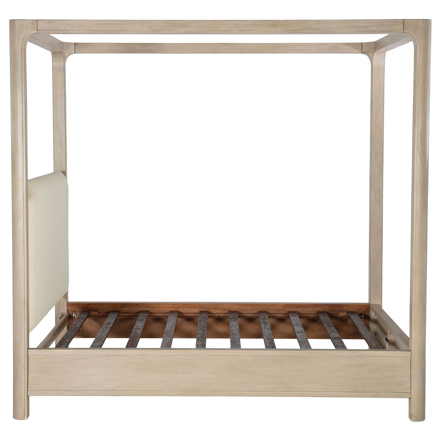 Solano 85-inch Queen Canopy Bed Weathered Mango - Discount Furniture Connection