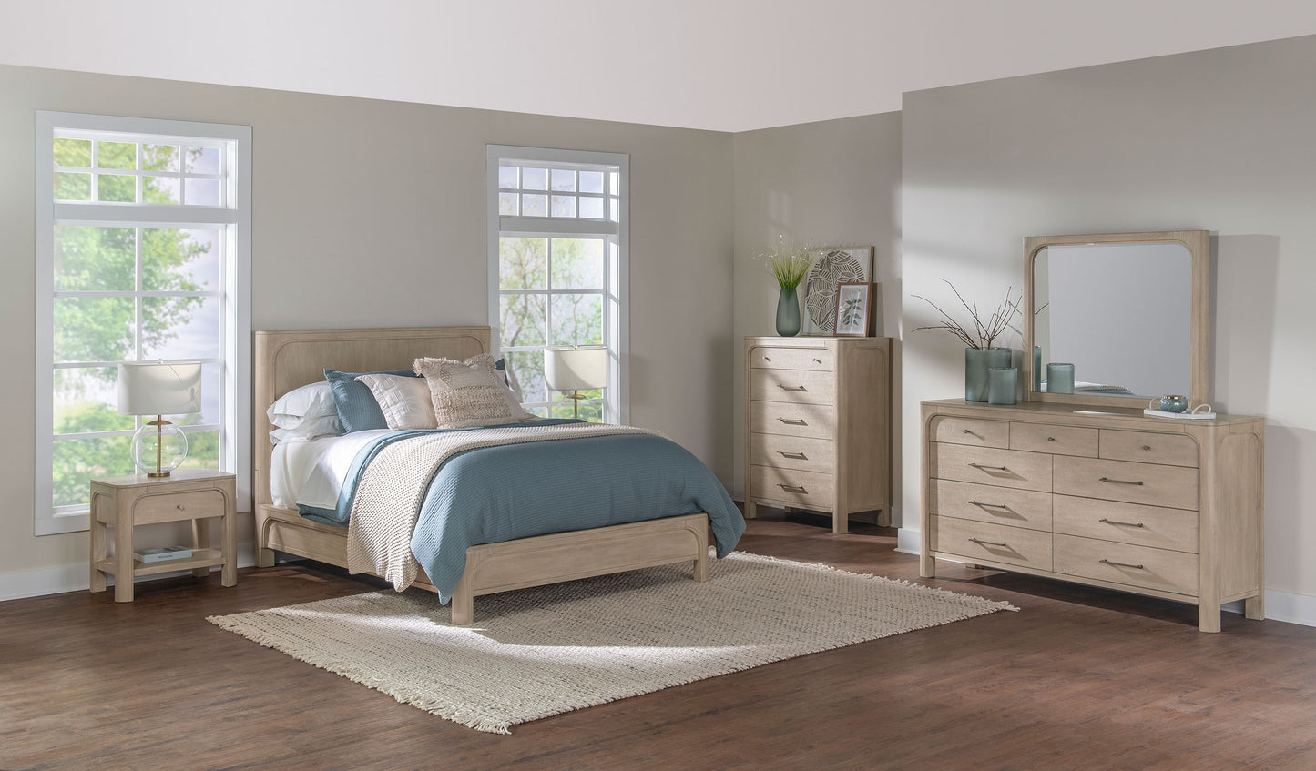 Solano 5-piece Queen Bedroom Set Weathered Mango - Discount Furniture Connection