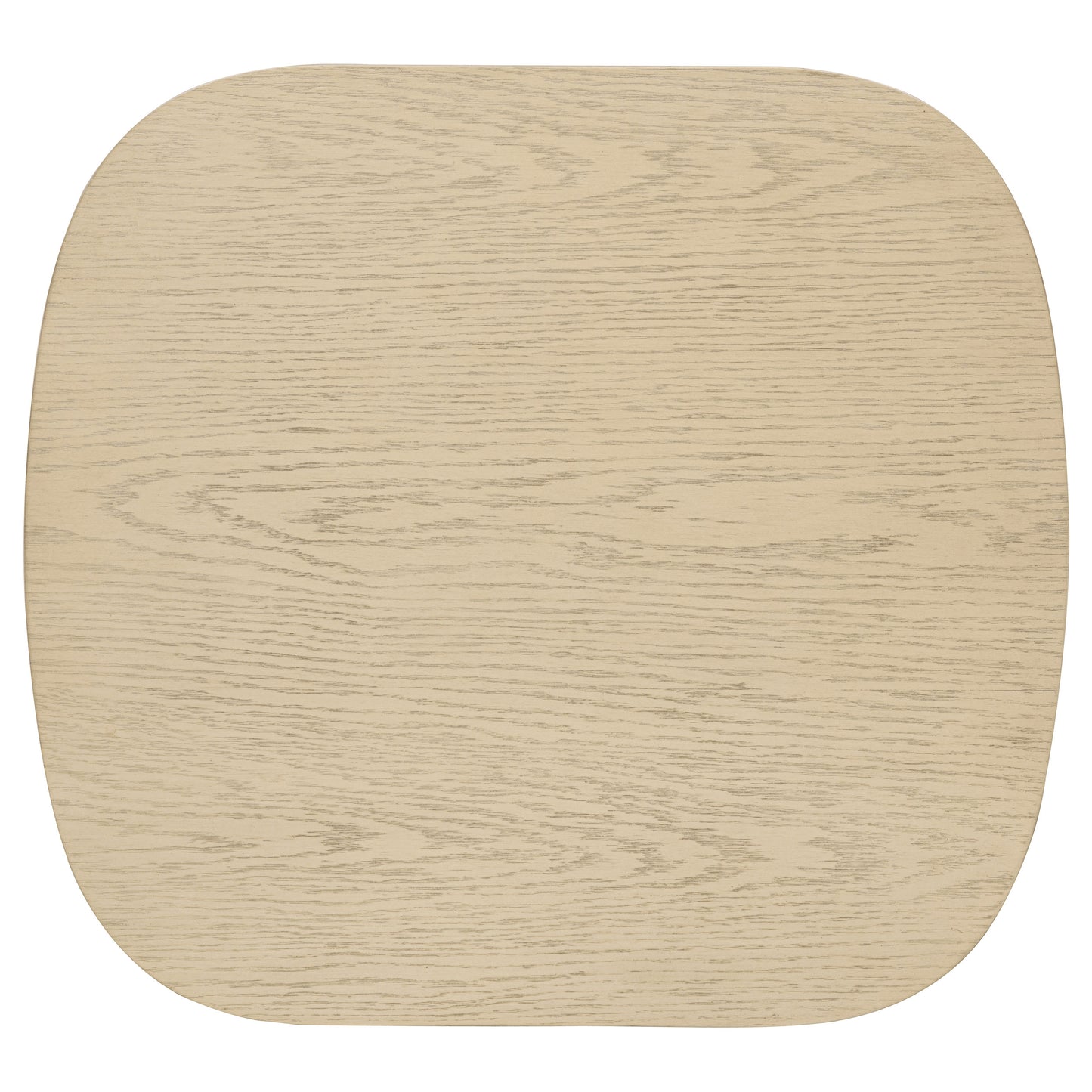 Kailani Coastal Square End Side Table with Shelf Beige Oak