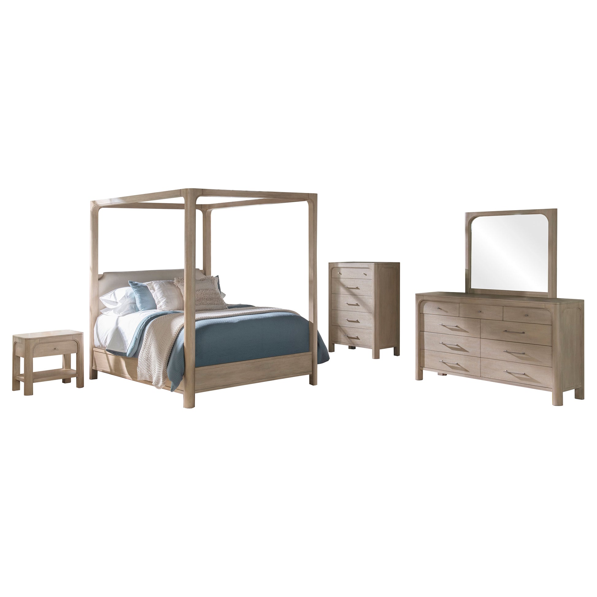 Solano 5-piece Queen Bedroom Set Weathered Mango - Discount Furniture Connection