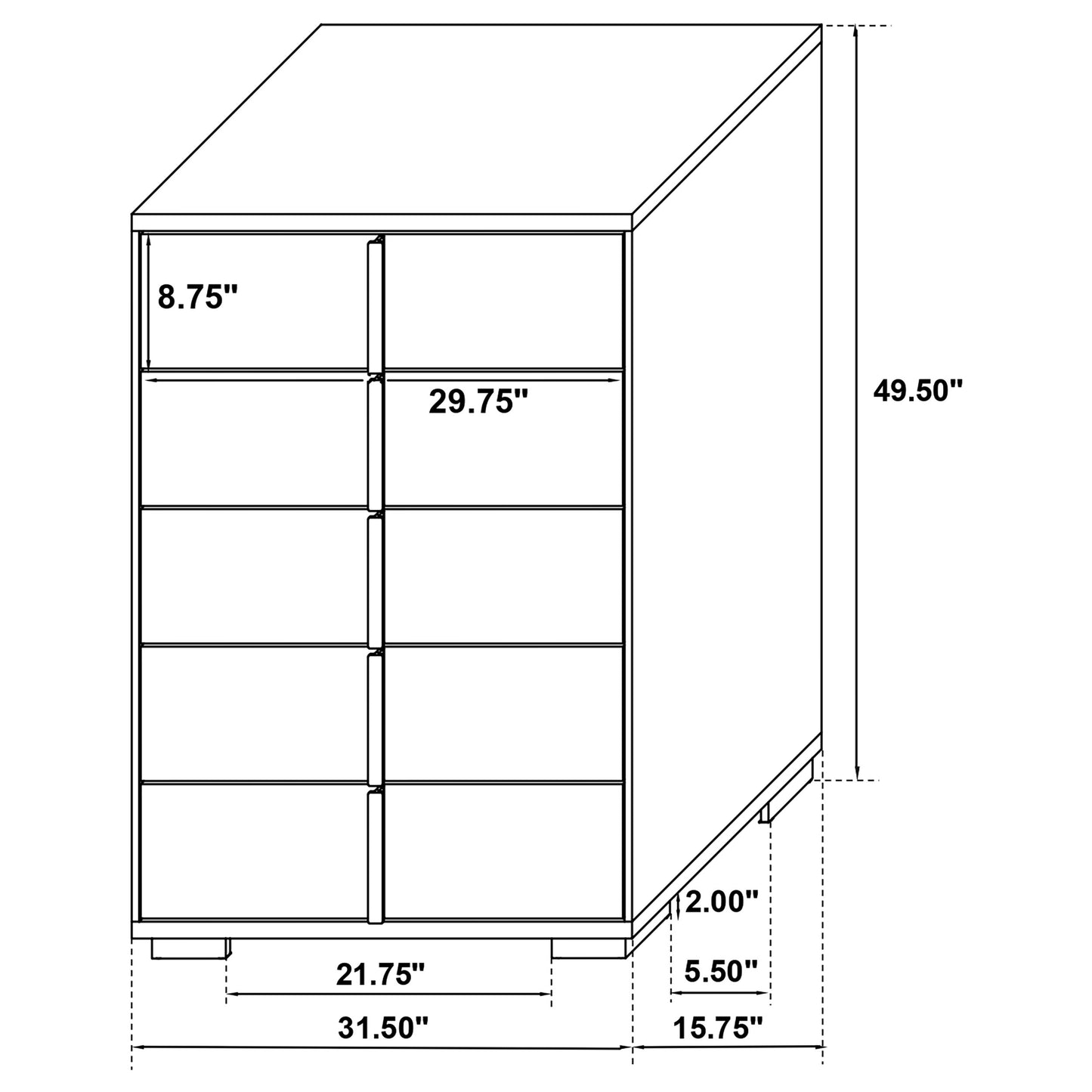 Marceline 5-piece Full Bedroom Set Black - Discount Furniture Connection