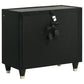 Lorient 4-piece Eastern King Bedroom Set Black