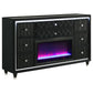 Lorient 4-piece Eastern King Bedroom Set Black