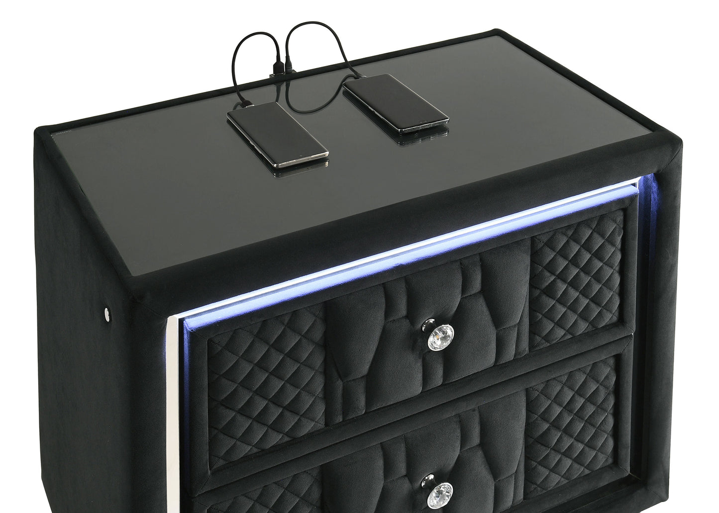 Lorient 5-piece Queen Bedroom Set Black - Discount Furniture Connection