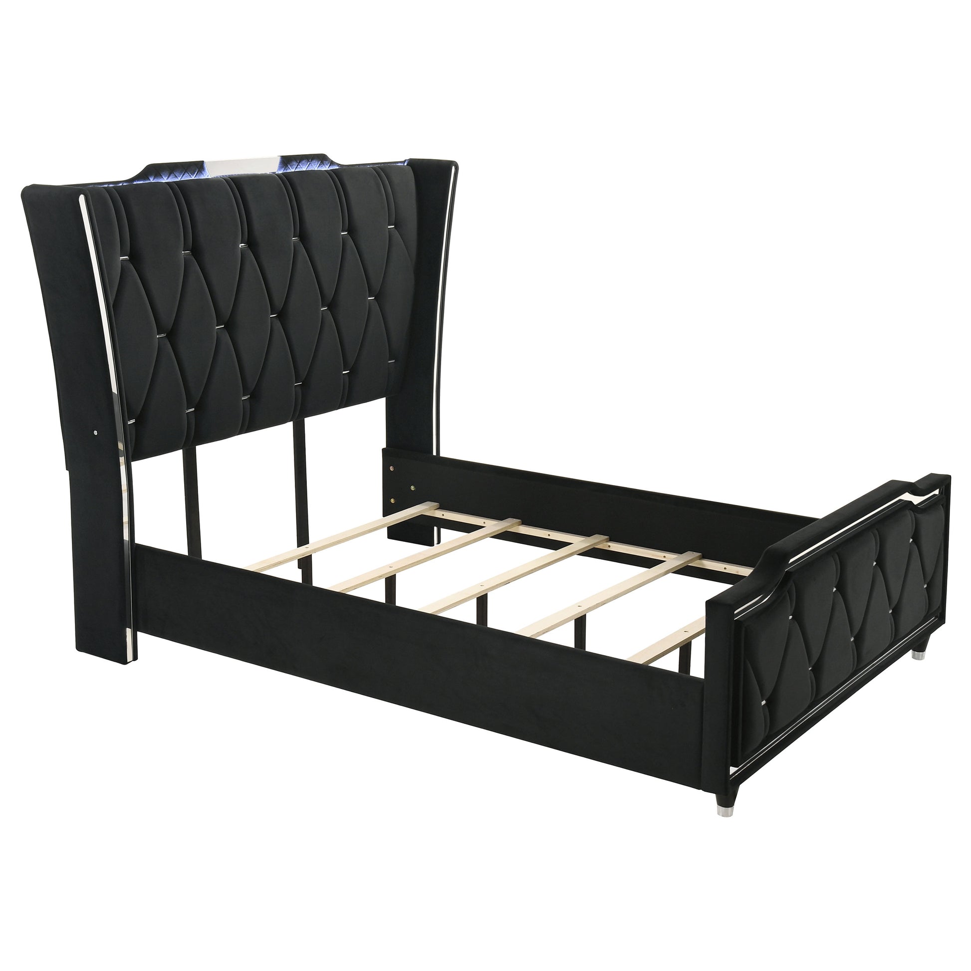 Lorient 5-piece Queen Bedroom Set Black - Discount Furniture Connection