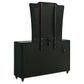 Lorient 8-drawer LED Dresser with Mirror Black - Discount Furniture Connection