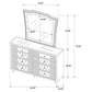 Lorient 8-drawer LED Dresser with Mirror Black - Discount Furniture Connection