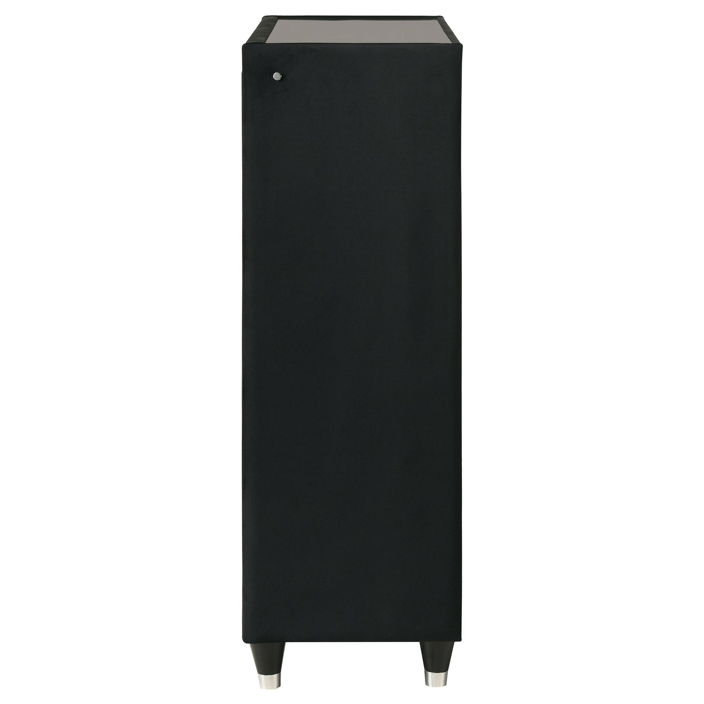 Lorient 5-drawer LED Chest of Drawers Black - Discount Furniture Connection