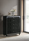 Lorient 5-drawer LED Chest of Drawers Black - Discount Furniture Connection
