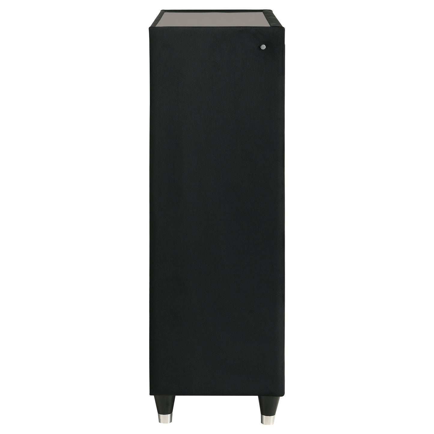 Lorient 5-drawer LED Chest of Drawers Black - Discount Furniture Connection