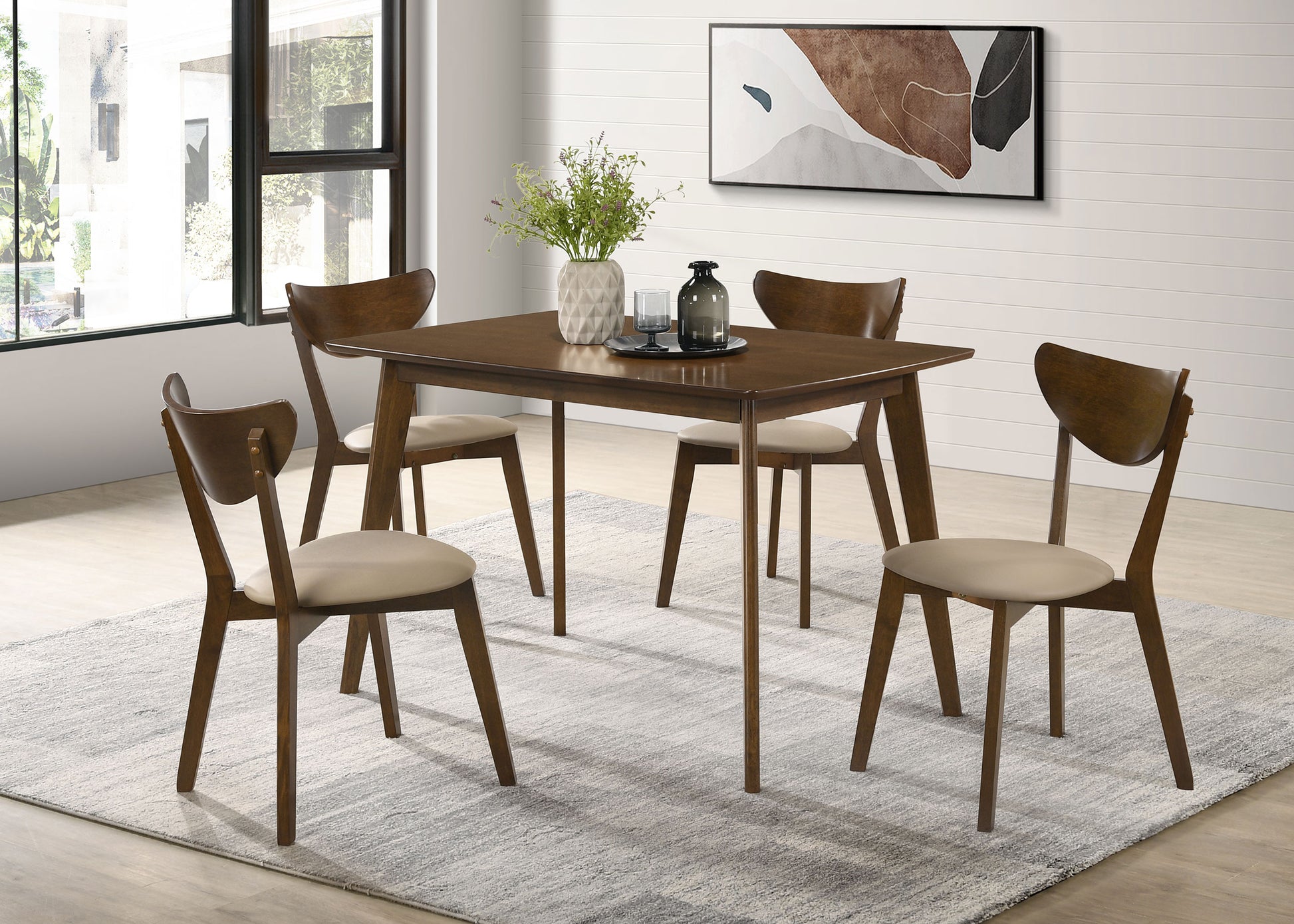 Kersey Rectangular 47-inch Wood Dining Table Chestnut - Discount Furniture Connection
