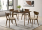 Kersey Wood Dining Side Chair Chestnut (Set of 2) - Discount Furniture Connection