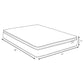 Hayes 11-inch Twin XL Pillow Top Memory Foam Hybrid Mattress
