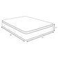 Sommet 13-inch Eastern King Bamboo Euro Top Foam Hybrid Mattress
