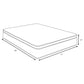 Sommet 13-inch California King Bamboo Euro Top Hybrid Mattress
