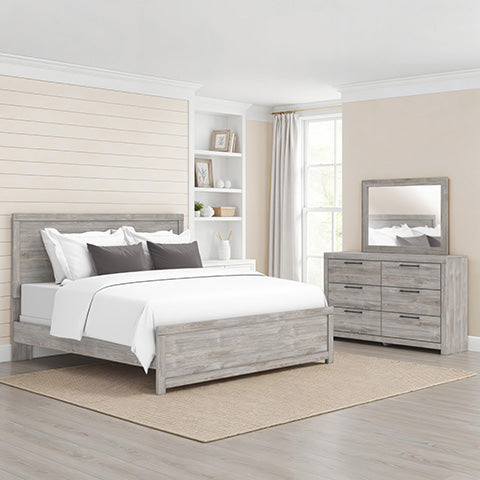 Broachmyn Queen Panel Bed, Dresser and Mirror - Discount Furniture Connection
