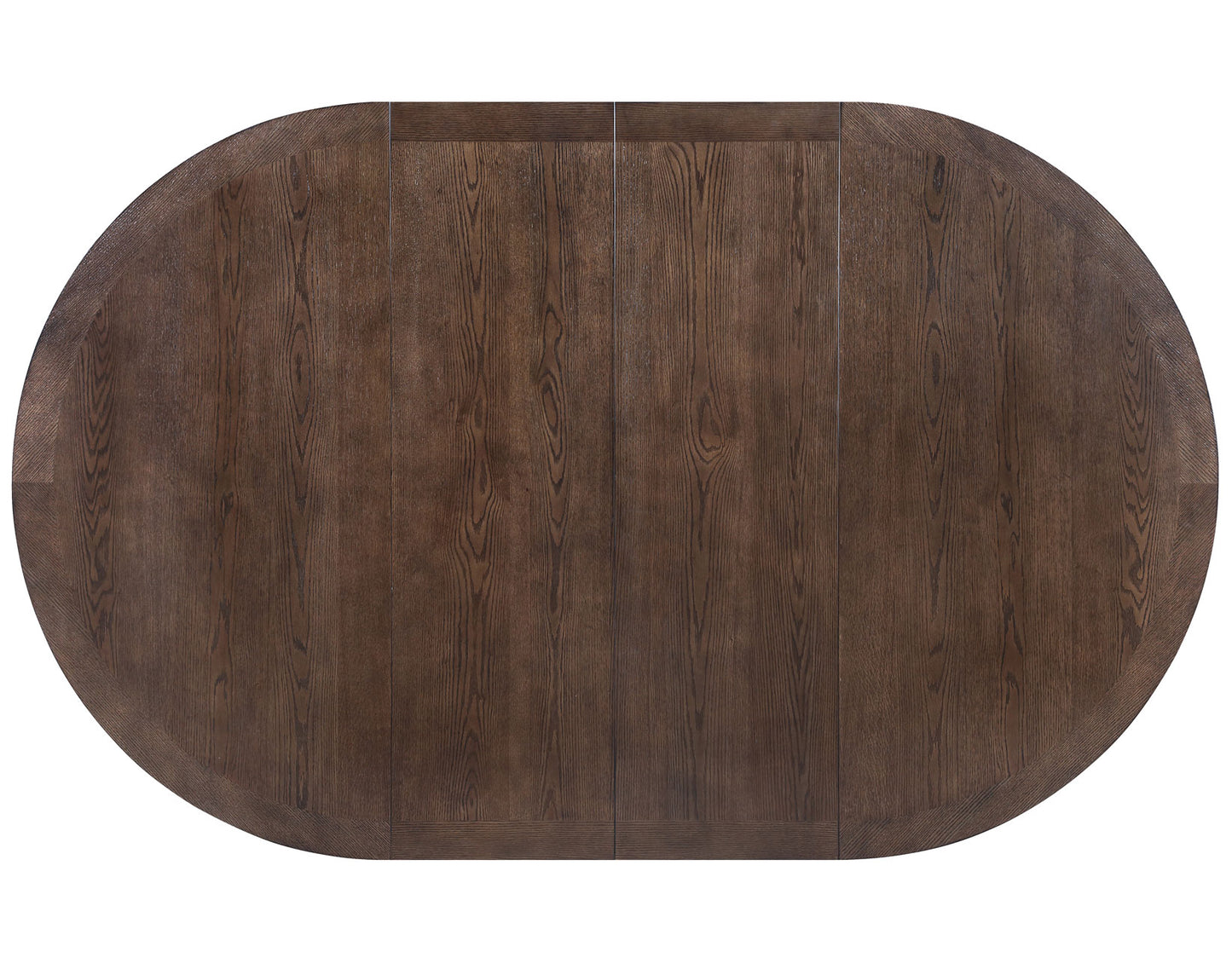 Vaughn 60-96″ Table with 2-18″ Leaves, Coffee Finish