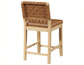 Reid Camel Vegan Leather 30″ Bar Stool, Sand Finish