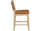Reid Camel Vegan Leather 24″ Counter Stool, Sand Finish