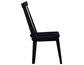 Vaughn Black Modern Windsor Side Chair