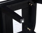 Vaughn Black Modern Windsor Side Chair