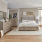 King Poster Bed, Dresser & Mirror, Chest
