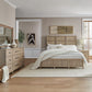 King Panel Bed, Dresser & Mirror, Night Stand