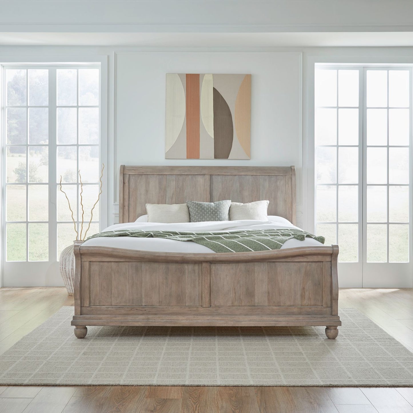 King Sleigh Bed - Discount Furniture Connection