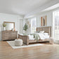 Queen Sleigh Bed, Dresser & Mirror