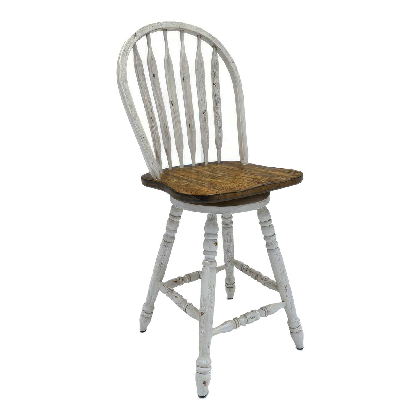 Windsor Swivel Counter Chair - White