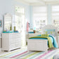 Twin Panel Bed, Dresser & Mirror