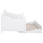 Julie Ann Wood Twin Daybed with Trundle White - Discount Furniture Connection