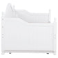 Julie Ann Wood Twin Daybed with Trundle White - Discount Furniture Connection